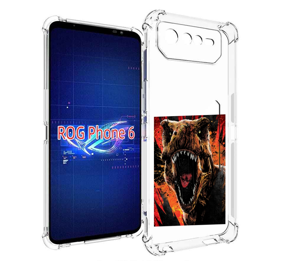 

Чехол MyPads Тиранозавр для Asus ROG Phone 6, Прозрачный, Tocco