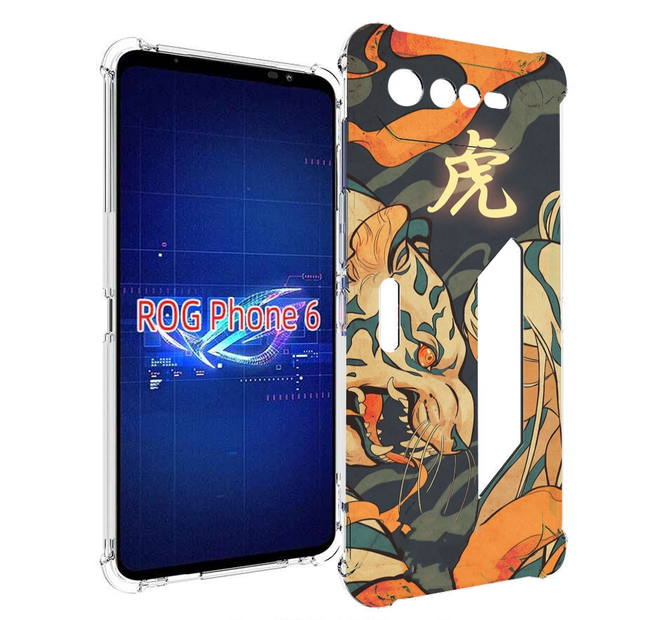 

Чехол MyPads Тигр и девушка друзья для Asus ROG Phone 6, Прозрачный, Tocco