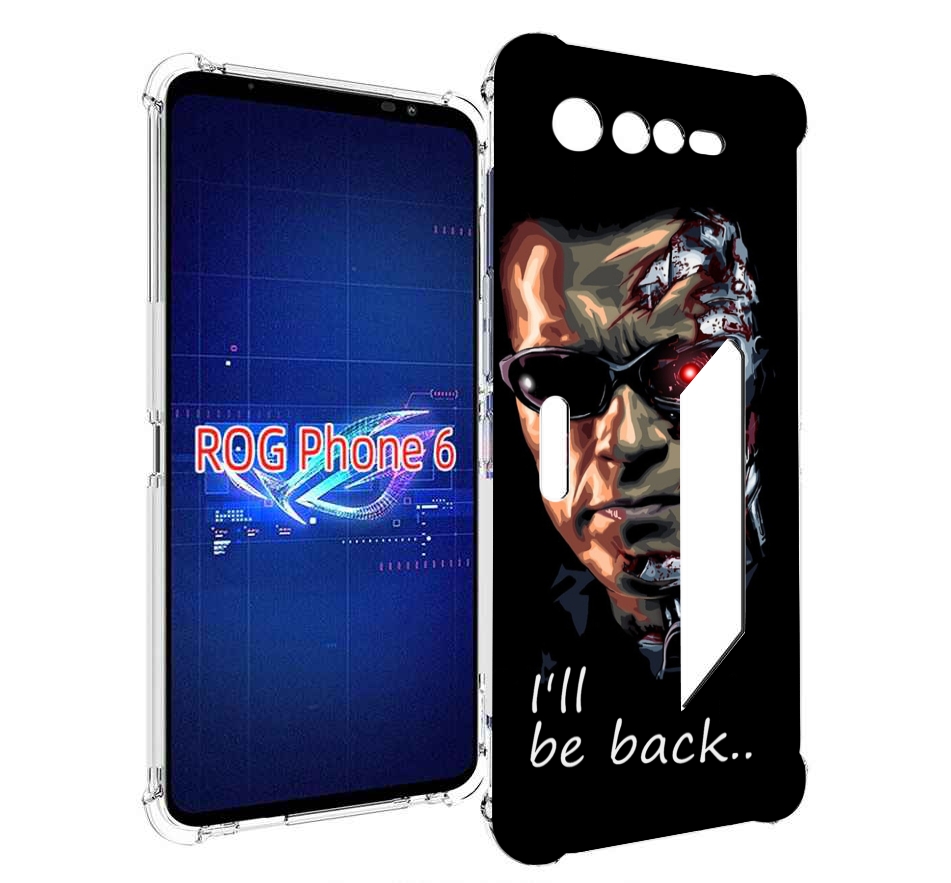 

Чехол MyPads Терминатор для Asus ROG Phone 6, Прозрачный, Tocco