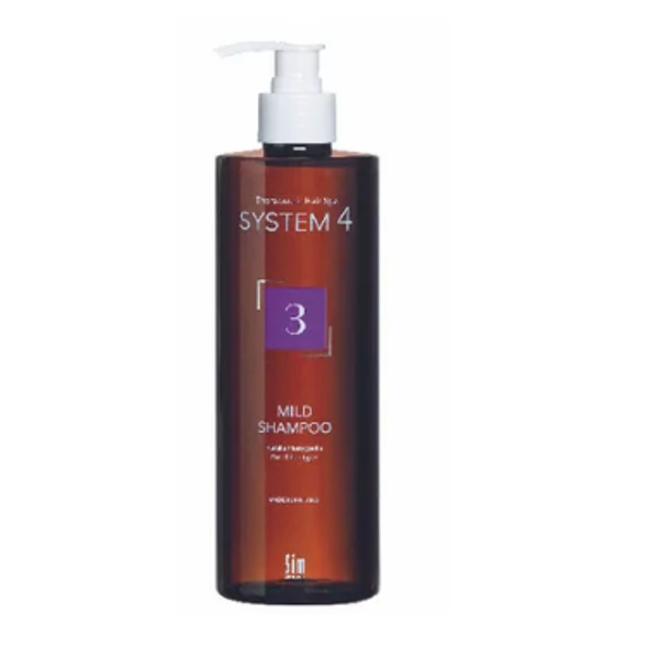 Шампунь Sim Sensitive System 4 Mild Climbazole Shampoo 3 терапевтический № 3, 500 мл