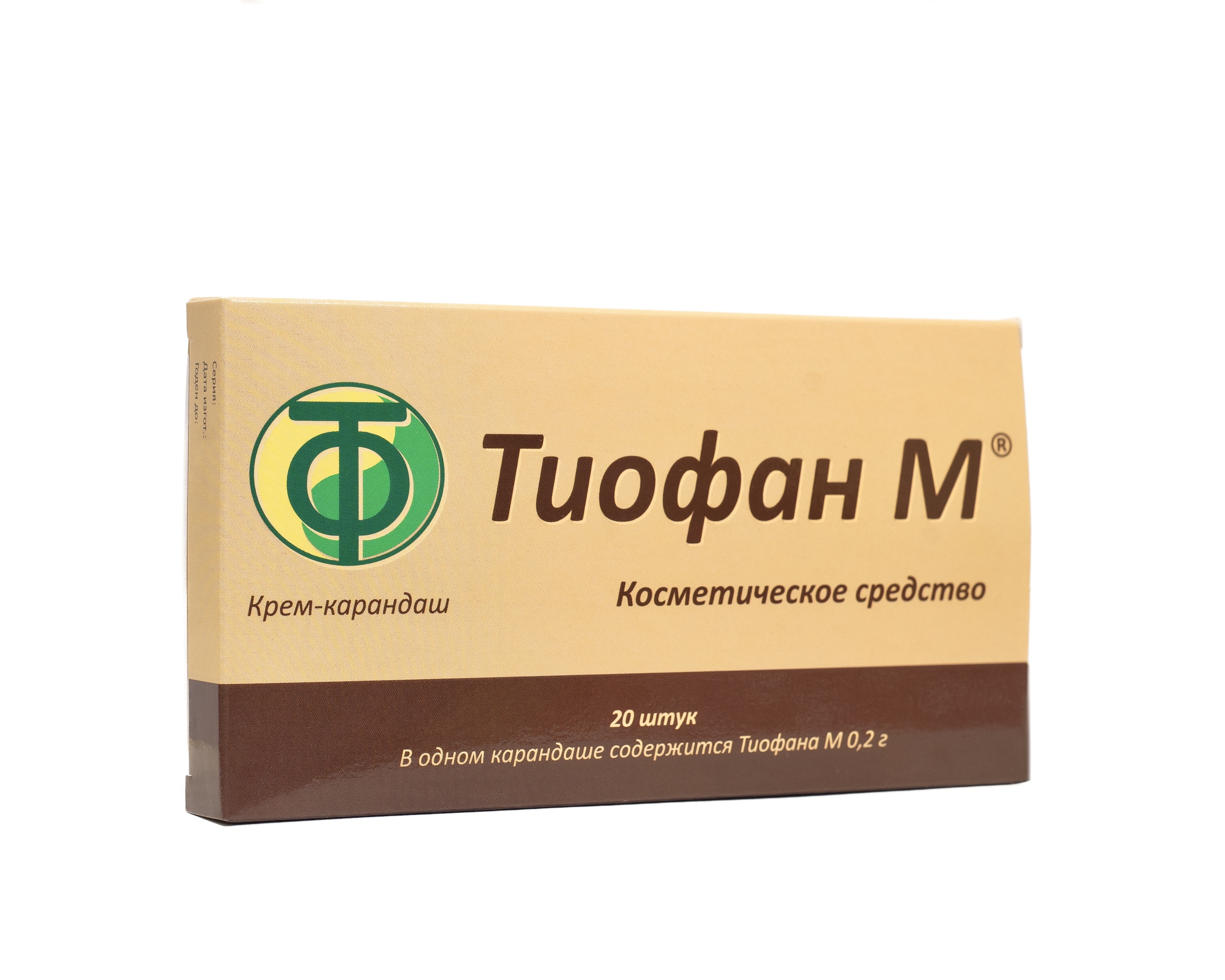 Крем-карандаш Тиофан М, 20 шт по 0,2 г
