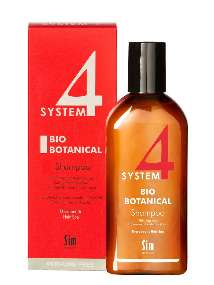 Шампунь Sim Sensitive System 4 Bio Botanical Shampoo против выпадения волос, 215 мл