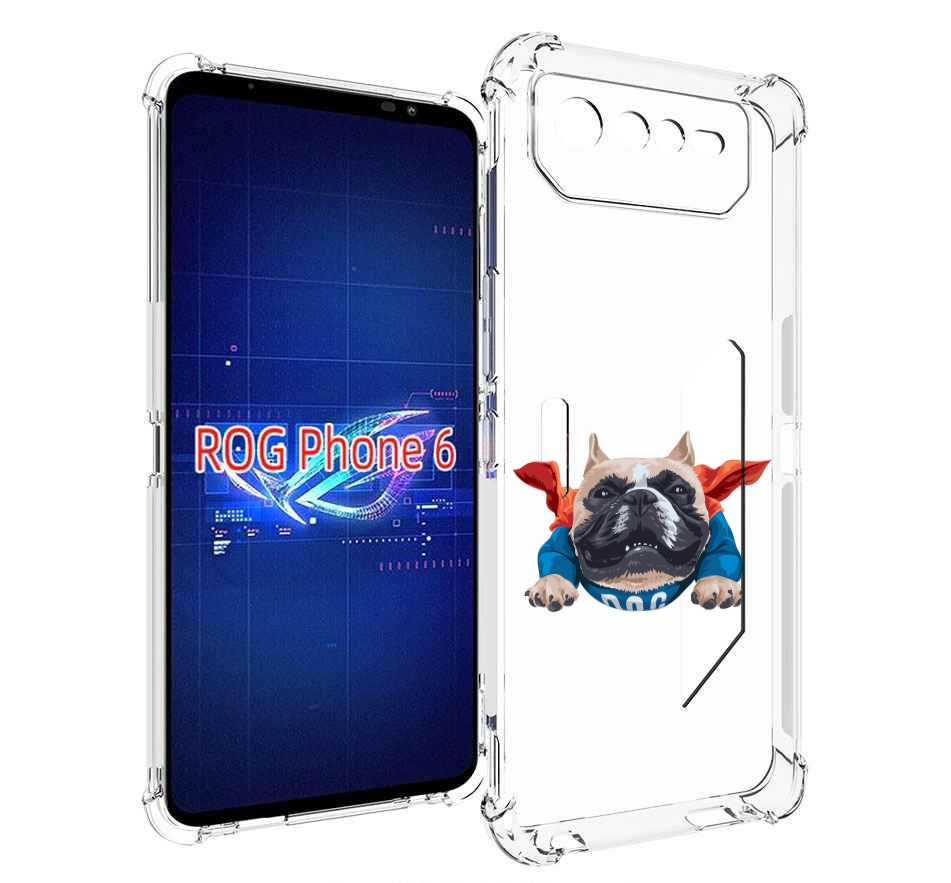 

Чехол MyPads Супер-Дог для Asus ROG Phone 6, Прозрачный, Tocco