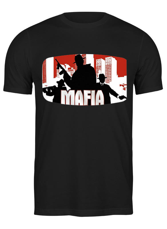 

Футболка мужская Printio mafia 3525740 черная XL, Черный, mafia 3525740