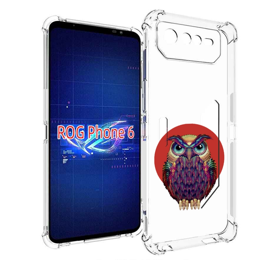 

Чехол MyPads Сова 3 для Asus ROG Phone 6, Прозрачный, Tocco