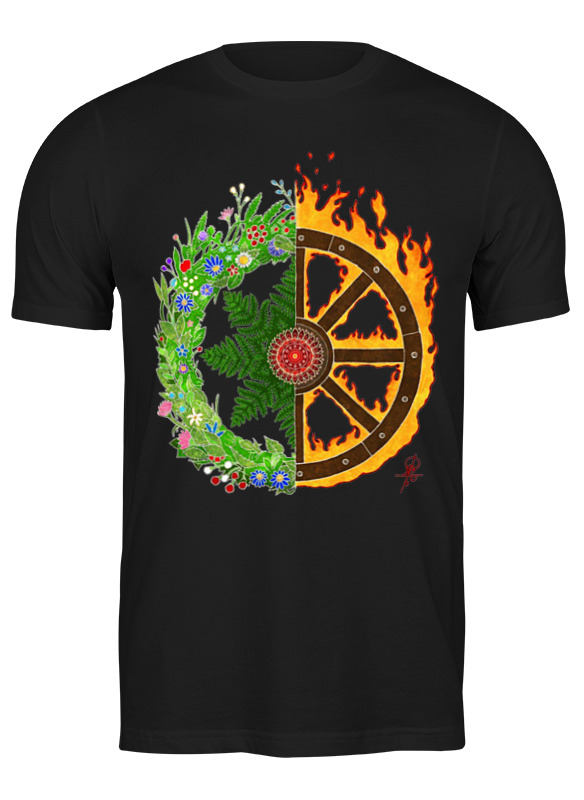 

Футболка мужская Футболка "солнцеворот" 3510488 Printio черная XL, Футболка "солнцеворот" 3510488