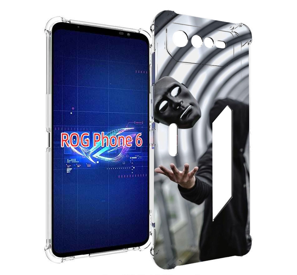 

Чехол MyPads Сними-маску для Asus ROG Phone 6, Прозрачный, Tocco