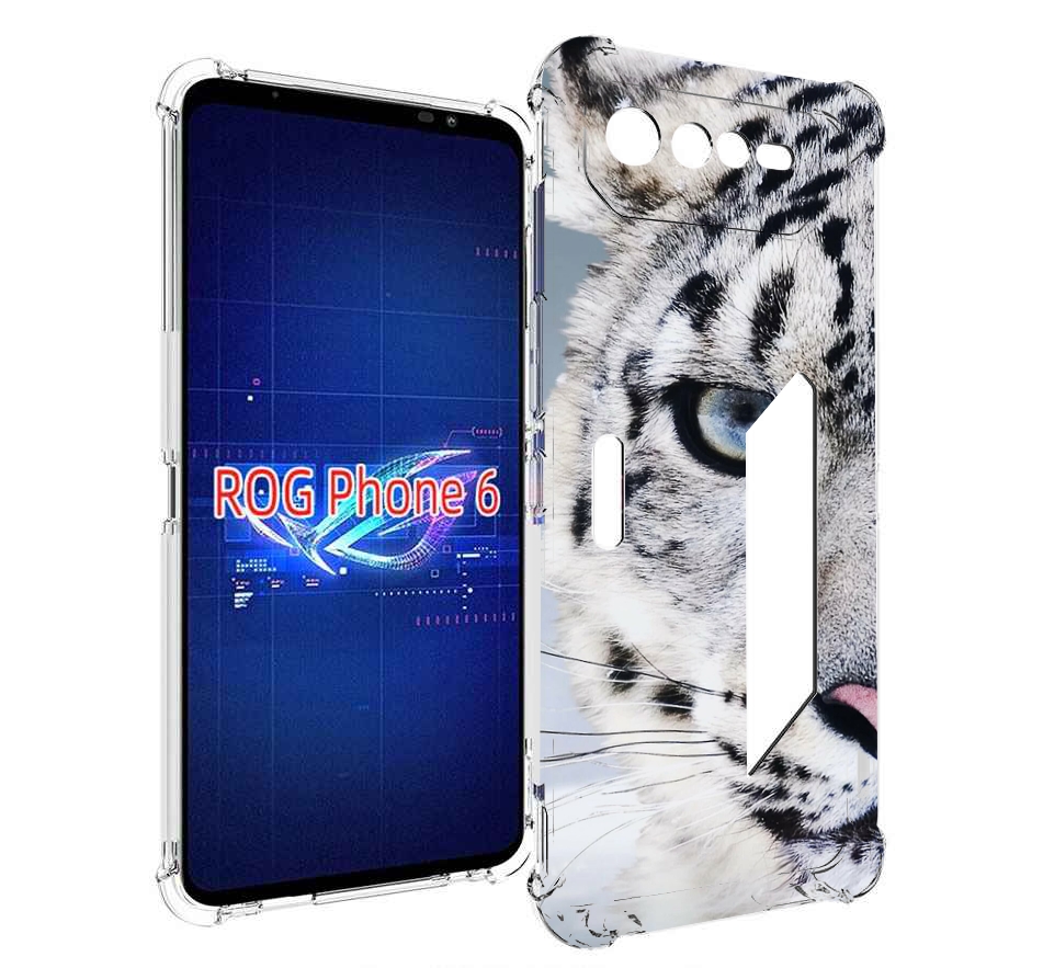 

Чехол MyPads Снежный-барс для Asus ROG Phone 6, Прозрачный, Tocco