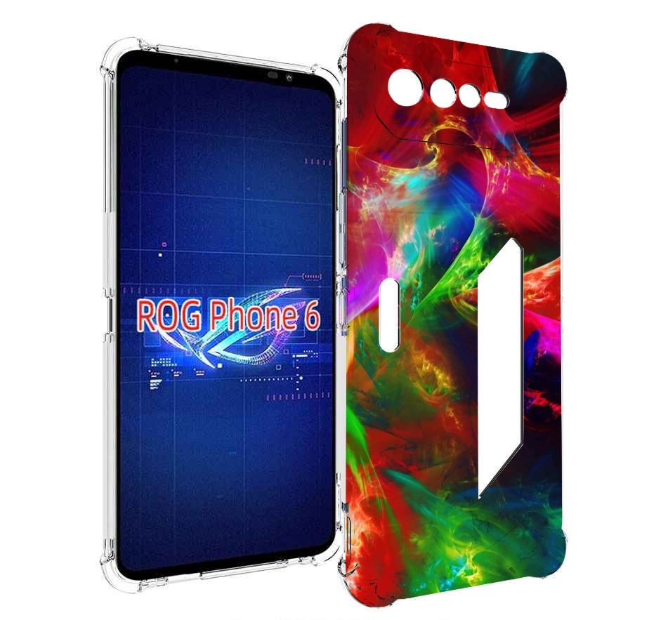 

Чехол MyPads Сияние-красок для Asus ROG Phone 6, Прозрачный, Tocco