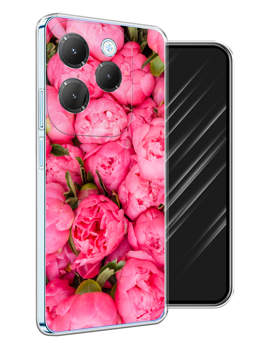 

Чехол Awog на Infinix Hot 40 Pro "Прекрасные пионы", Разноцветный, 3105350-1