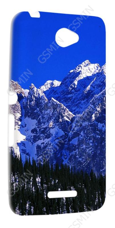 

Чехол силиконовый для Sony Xperia E4 TPU (Белый) (Дизайн 47)