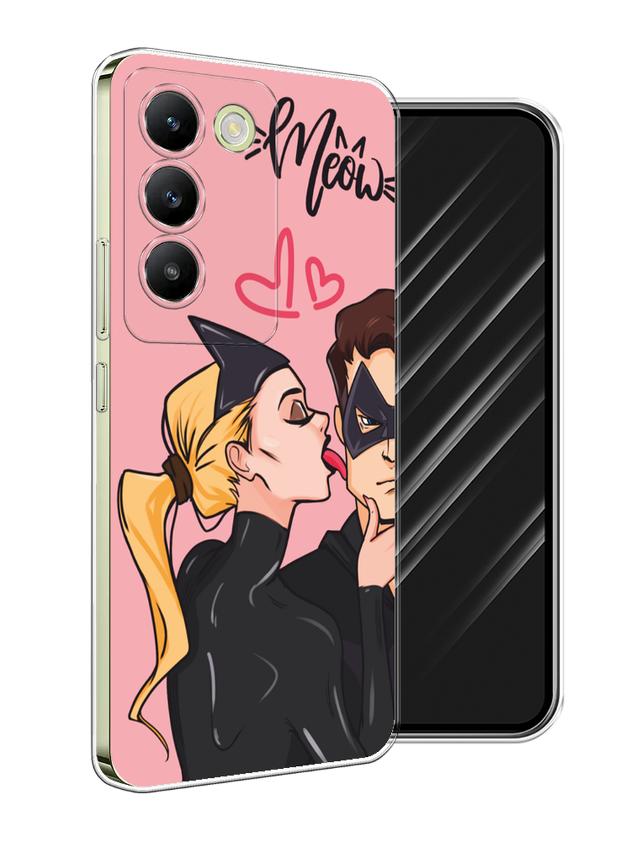 

Чехол Awog на Vivo V30 lite 4G/Y100 4G/T3 5G/V30 SE 5G "Kiss of Cat Woman", Розовый;черный;бежевый, 2611150-1