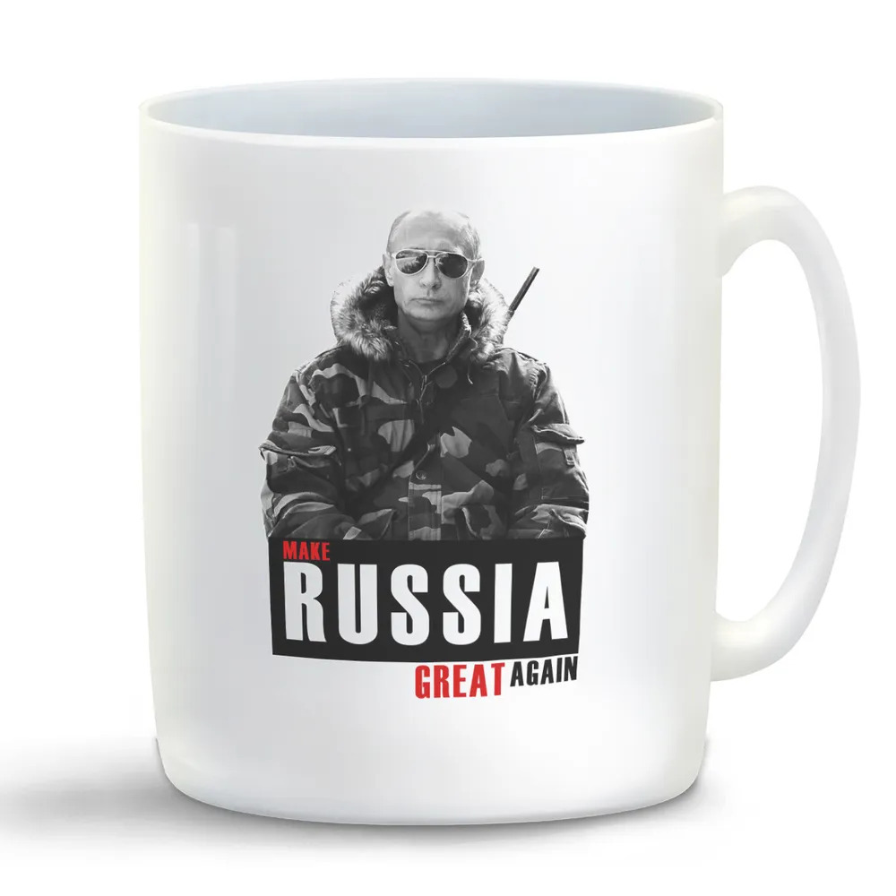 

Кружка CoolPodarok ПриколПутин make Russia great again