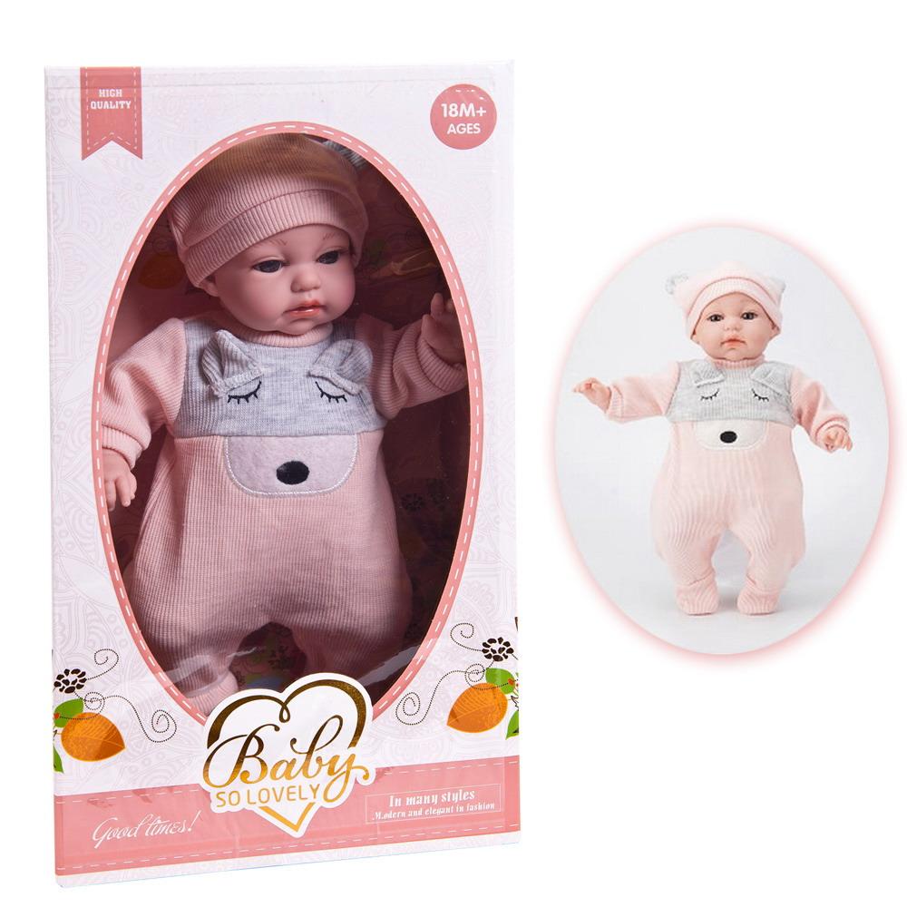 фото Пупс junfa toysbaby so lovely в костюмчике и шапочке, 35 см