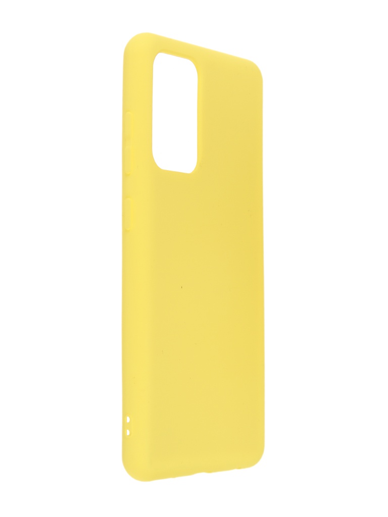 фото Чехол innovation для samsung galaxy a52 soft inside yellow 19742