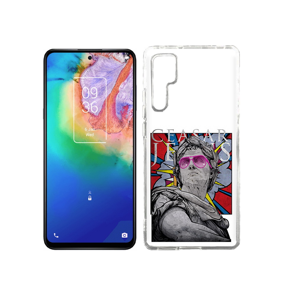 

Чехол MyPads Tocco для TCL 20 Pro крутая статуя свободы, Прозрачный, Tocco