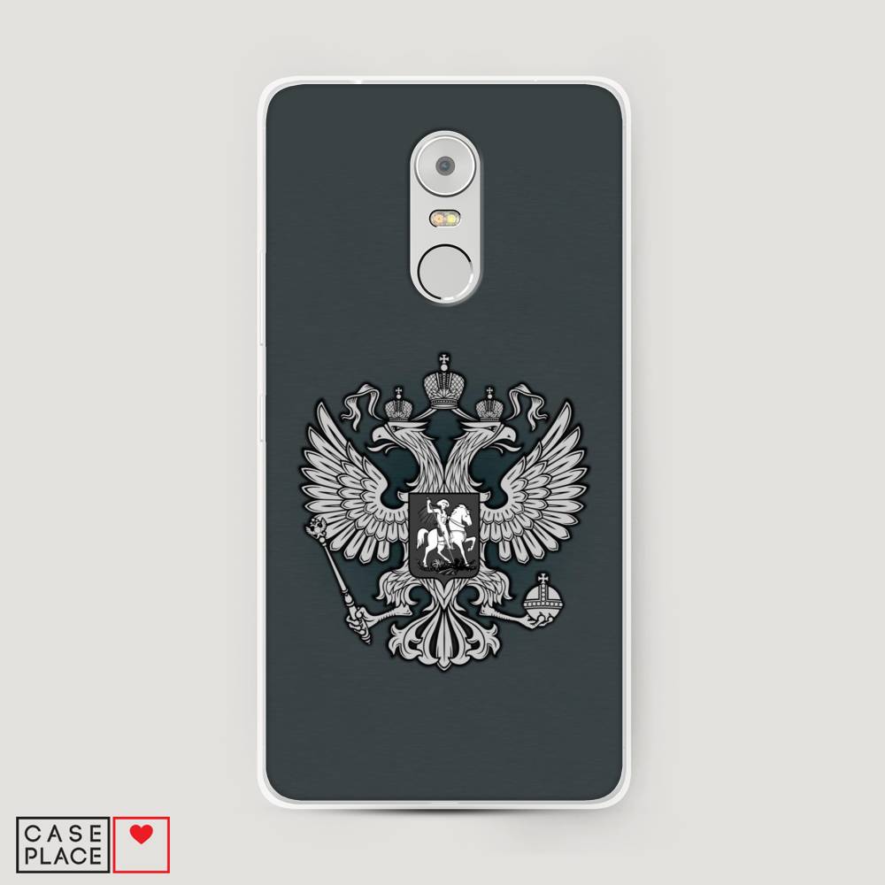 

Чехол Awog на Lenovo K6 Note / Леново K6 Note "Герб России серый", 112250-5