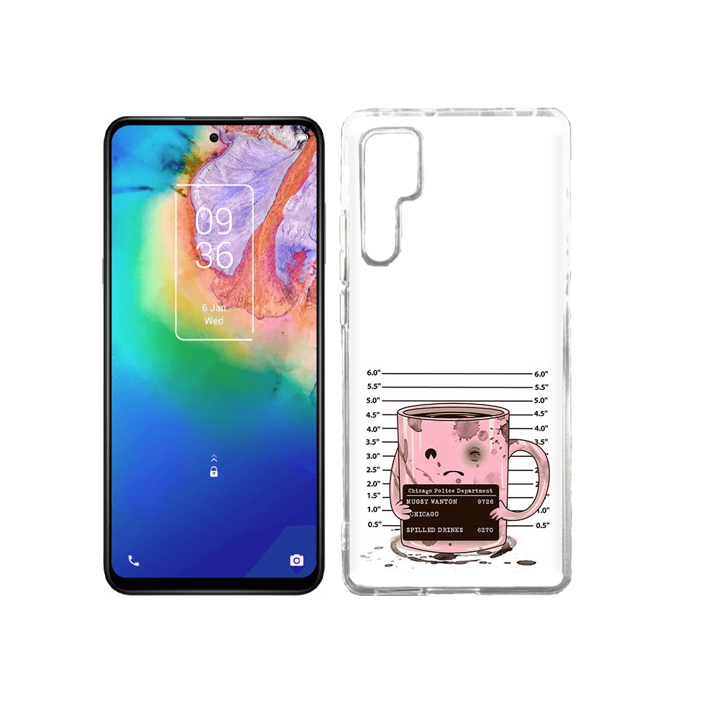 

Чехол MyPads Tocco для TCL 20 Pro кружка, Прозрачный, Tocco
