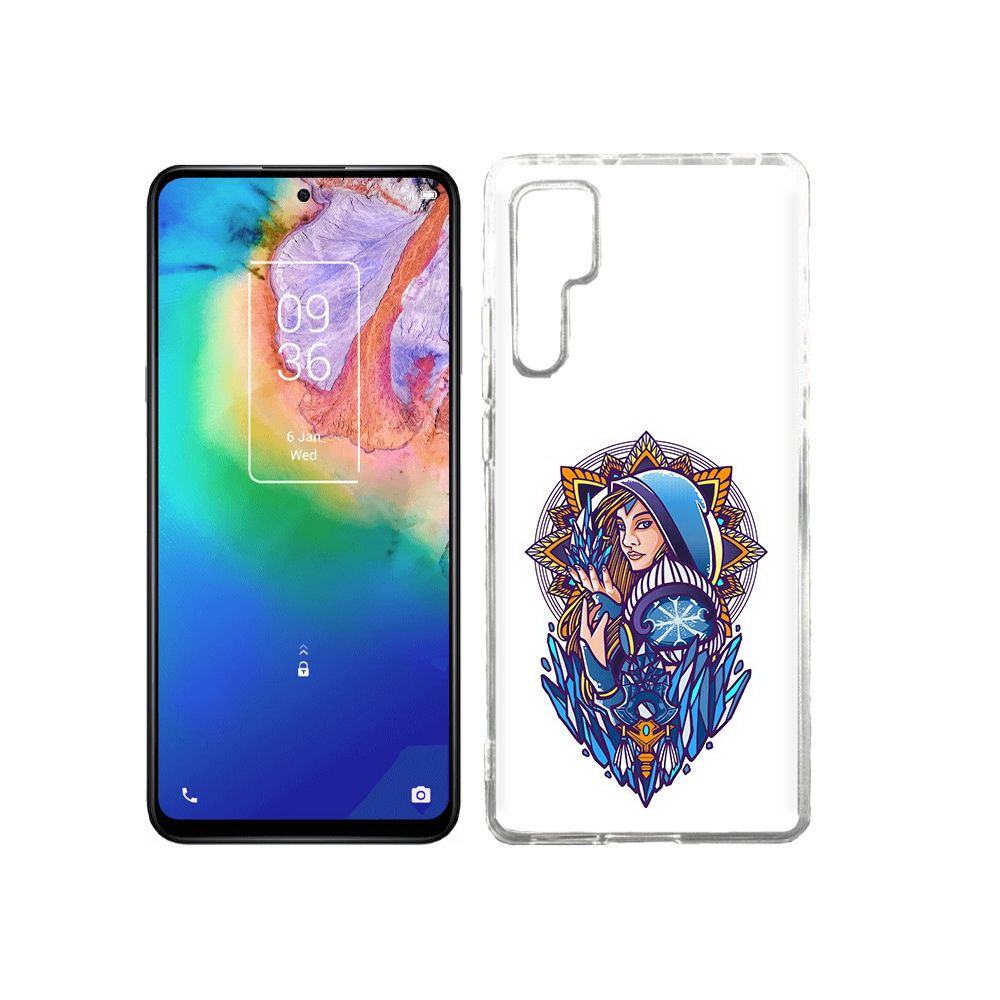 

Чехол MyPads Tocco для TCL 20 Pro кристал мейден дота 2, Прозрачный, Tocco