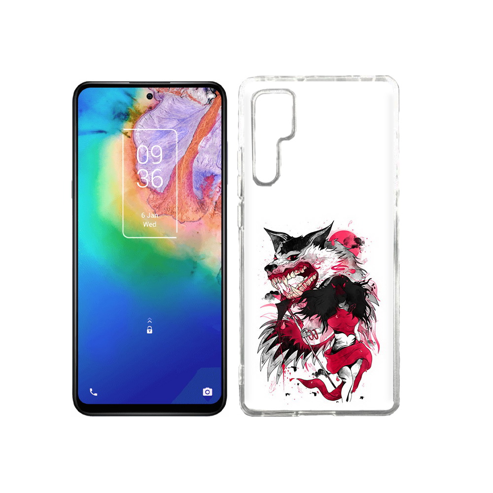 

Чехол MyPads Tocco для TCL 20 Pro красная шапочка, Прозрачный, Tocco