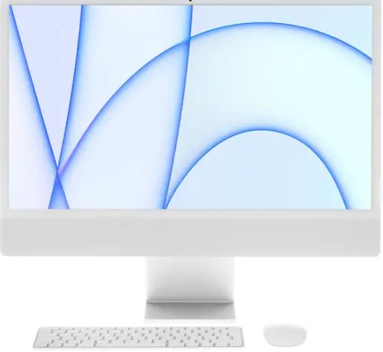 Моноблок Apple iMac 24'' (Z12R000AS) Silver