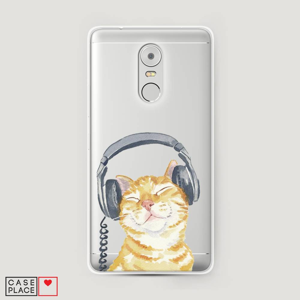 

Чехол Awog "Кот меломан" для Lenovo K6 Note