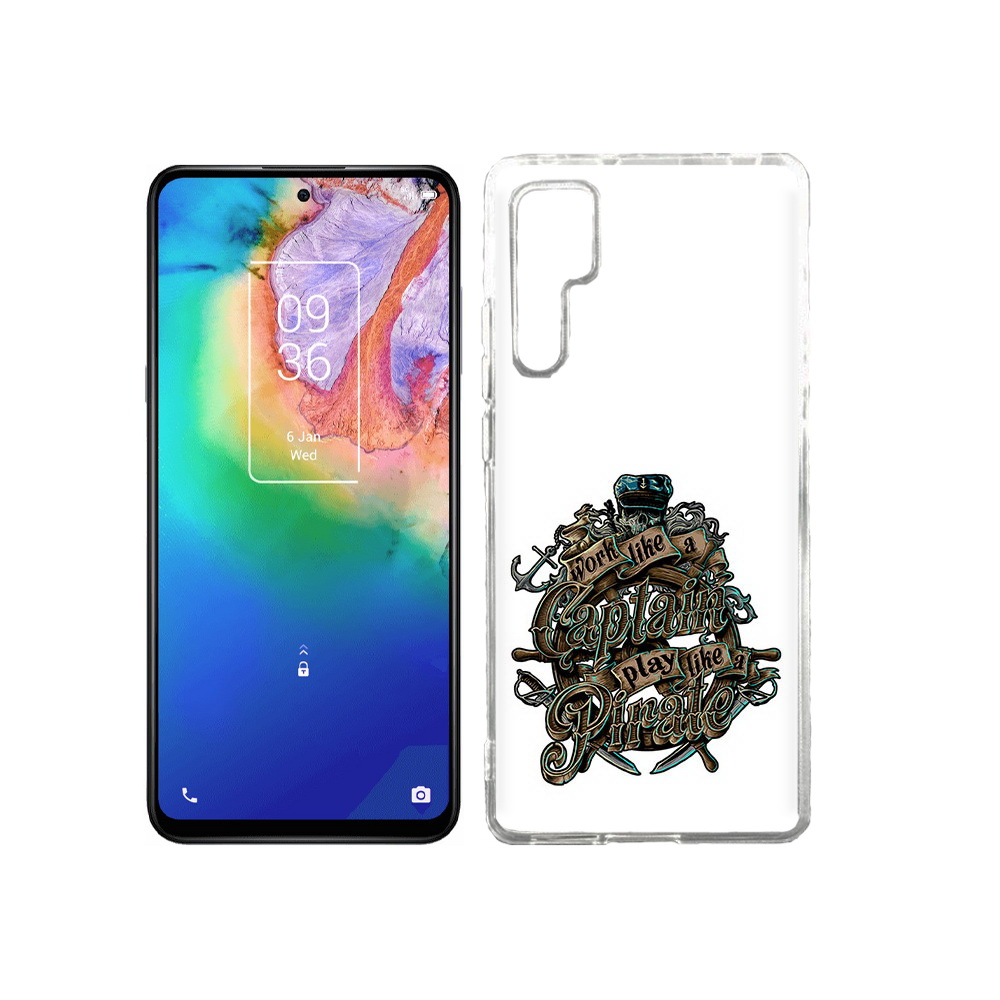 

Чехол MyPads Tocco для TCL 20 Pro капитан пиратов, Прозрачный, Tocco