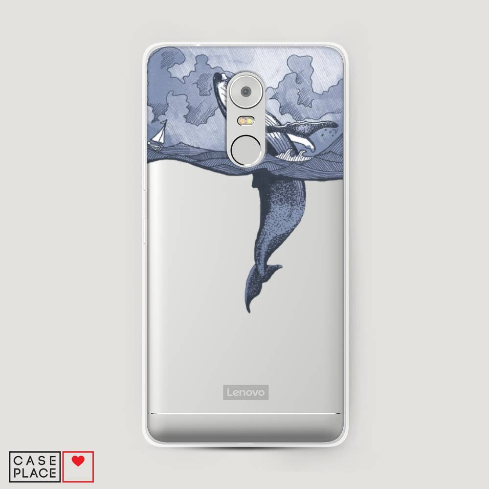

Чехол Awog на Lenovo K6 Note / Леново K6 Note "Два измерения", Голубой;черный;прозрачный, 112250-7