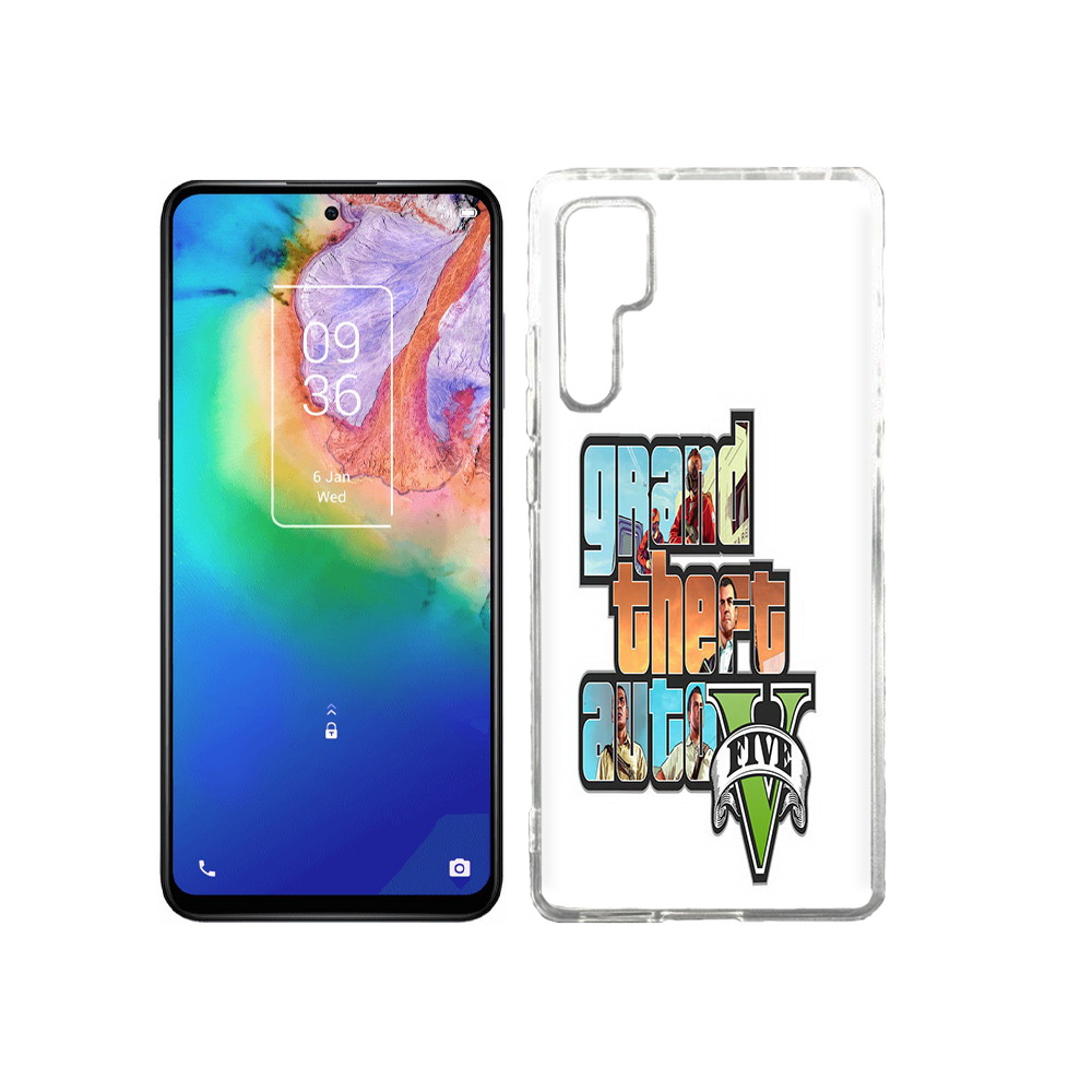 

Чехол MyPads Tocco для TCL 20 Pro игра гта, Прозрачный, Tocco