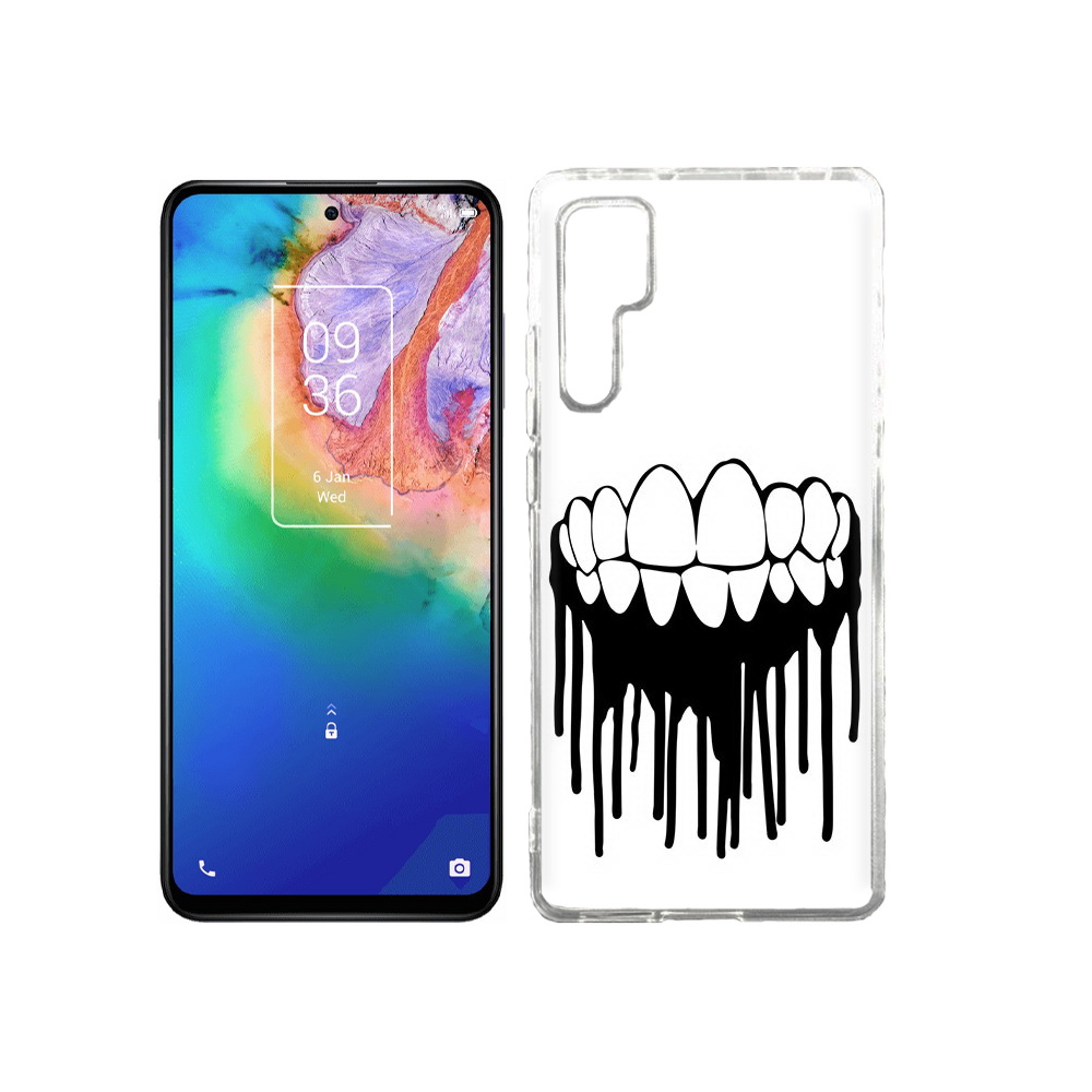 

Чехол MyPads Tocco для TCL 20 Pro зубы, Прозрачный, Tocco