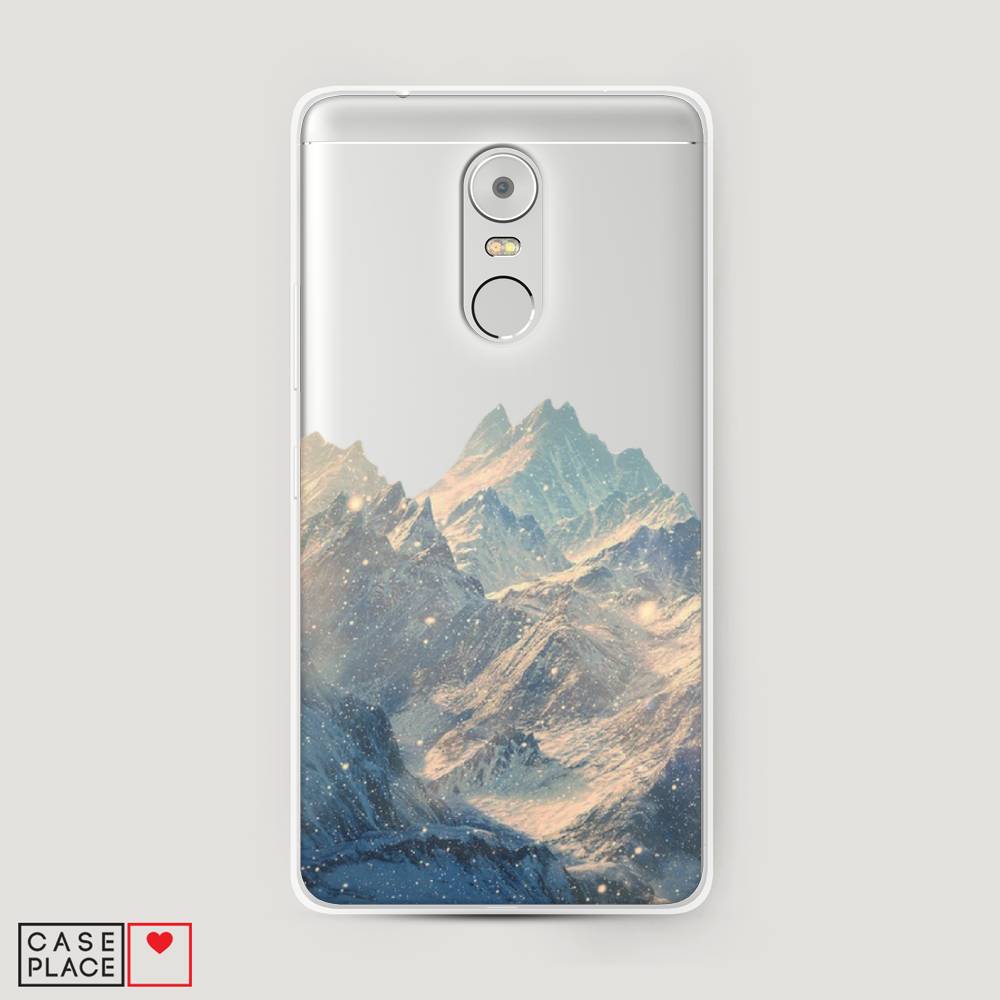 

Чехол Awog на Lenovo K6 Note / Леново K6 Note "Горы арт 2", Серый, 112250-10