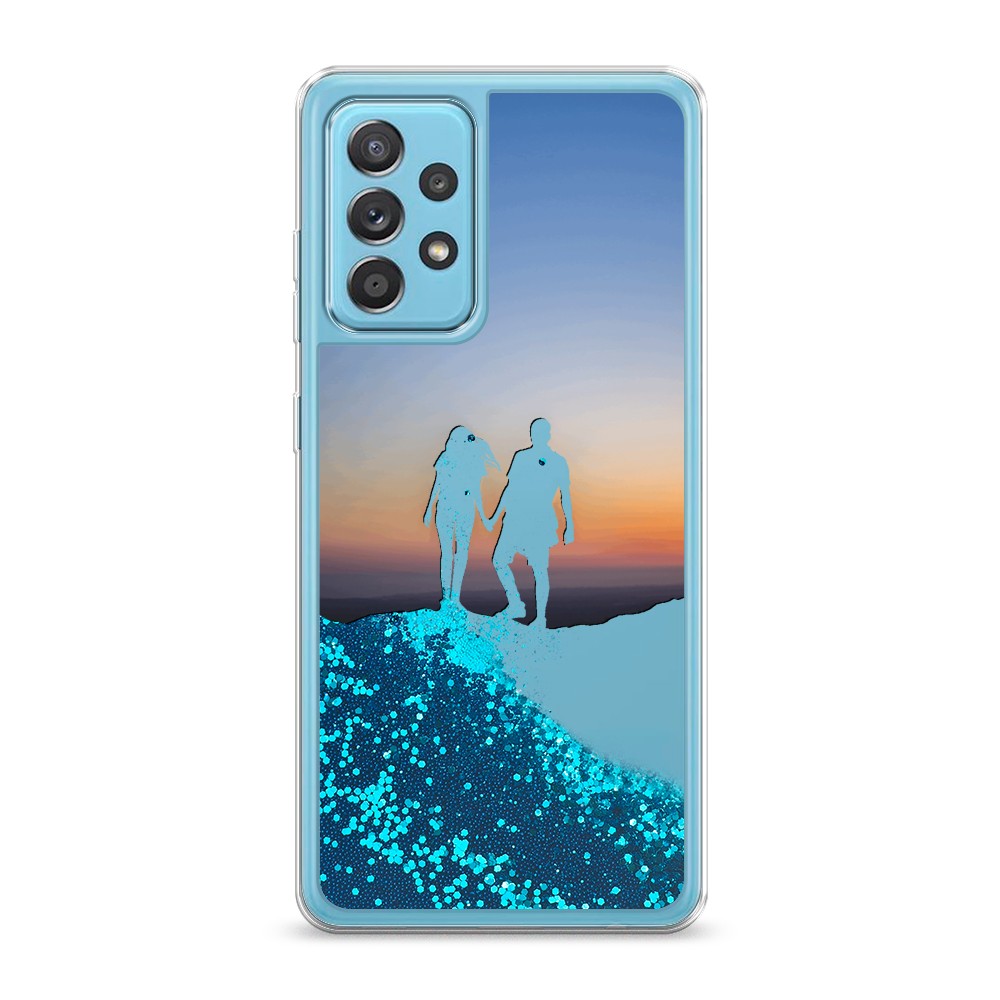 

Жидкий чехол с блестками "Пара на краю света" на Samsung Galaxy A52, 2102493-1