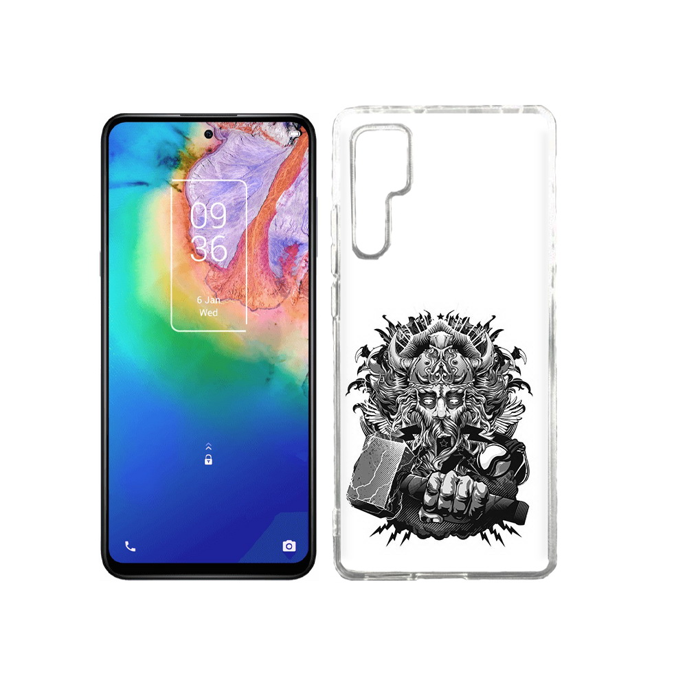 

Чехол MyPads Tocco для TCL 20 Pro злой тор, Прозрачный, Tocco