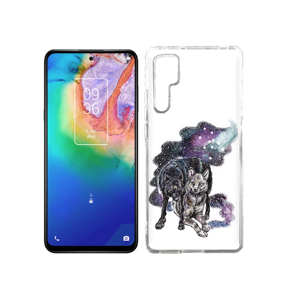

Чехол MyPads Tocco для TCL 20 Pro звездные волки, Прозрачный, Tocco