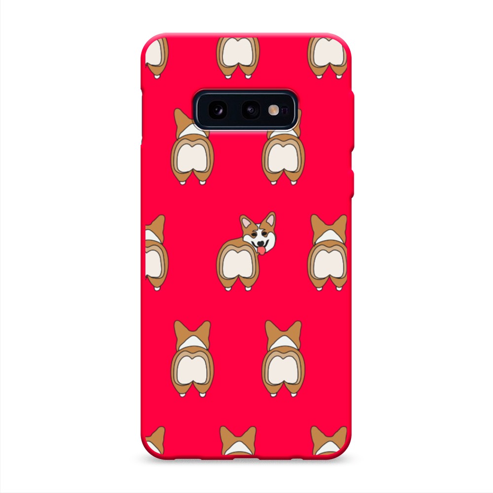 

Чехол Awog на Samsung Galaxy S10E "Милый корги фон", Разноцветный, 27253-1