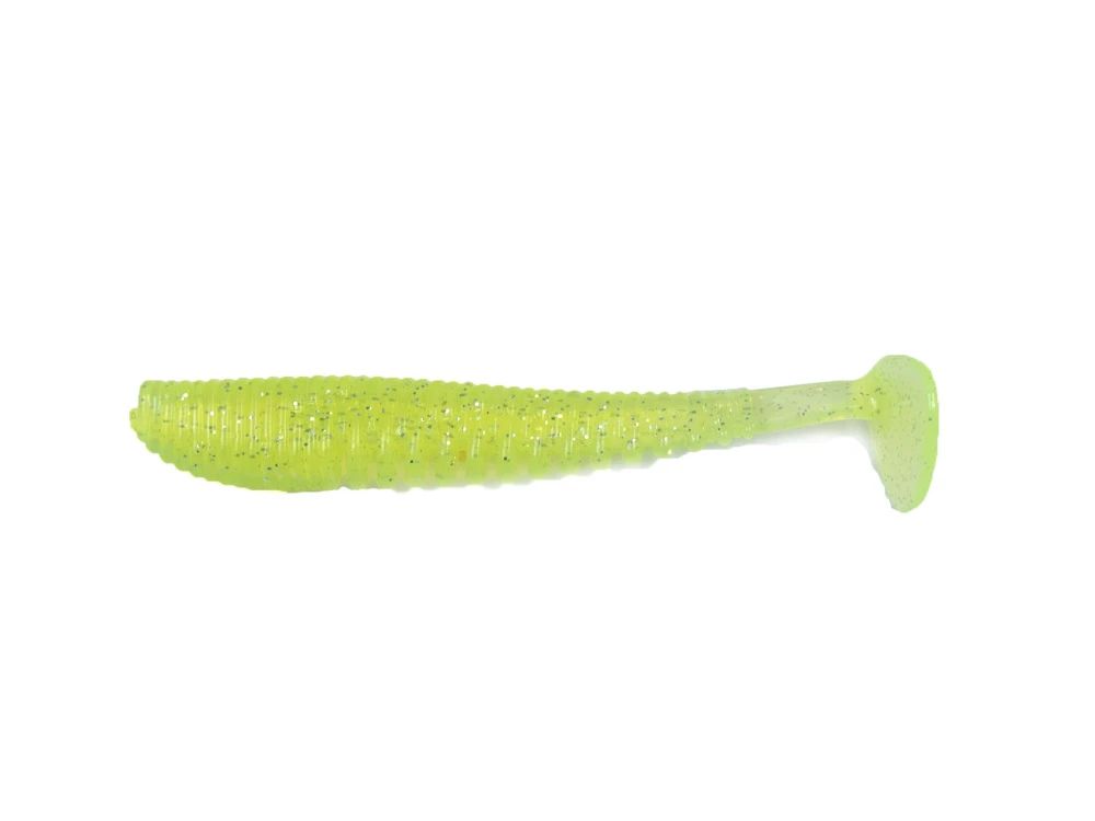 

HitFish Приманка силиконовая (мягкая) плавающая HITFISH RIBBY SHAD (HFRS300R41 / 3" / R41), Зеленый