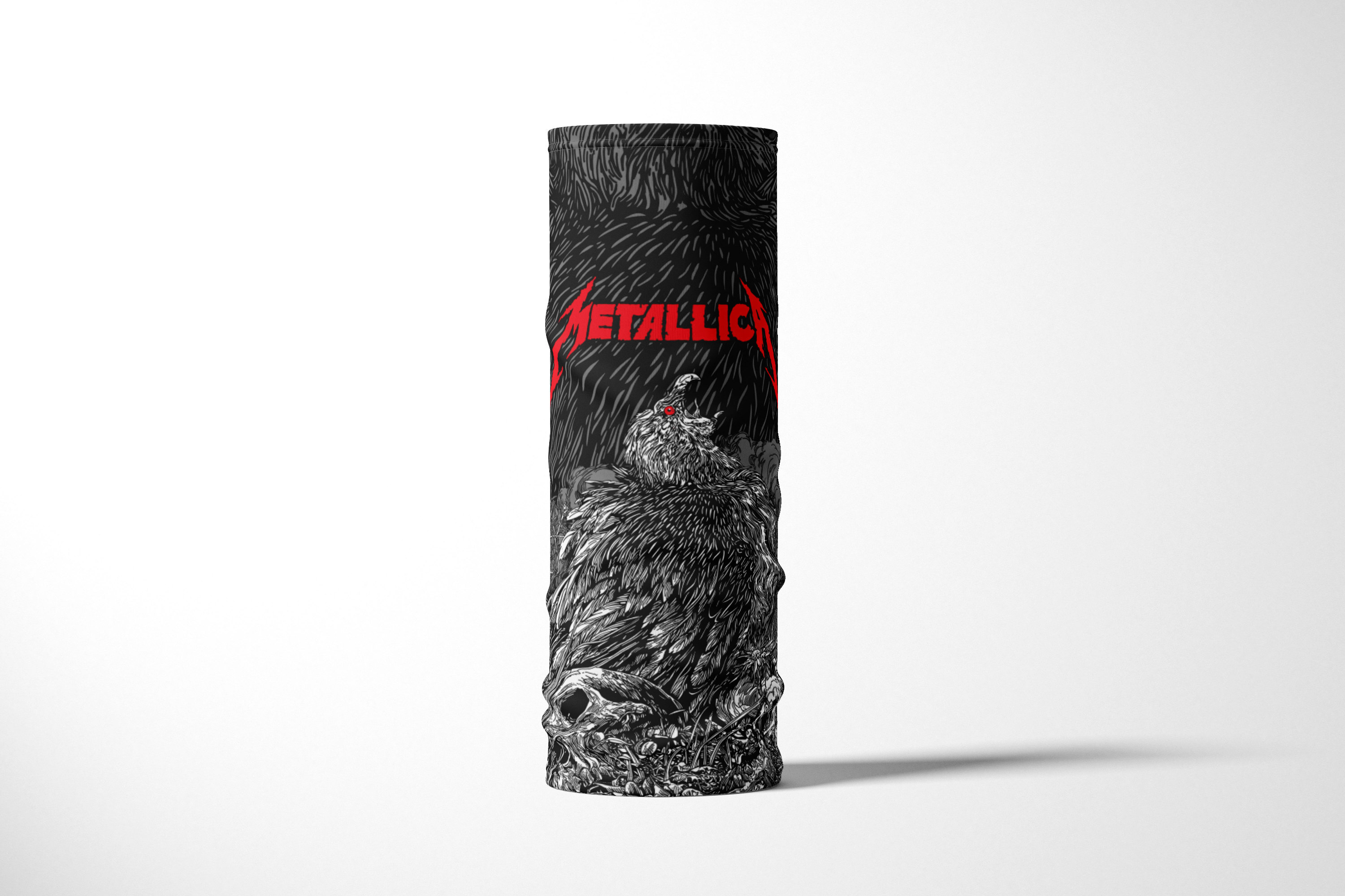 

Бандана / Бафф / Снуд-трансформер / Рок / Metallica, Черный;серый, BBuffVM_VM1859057
