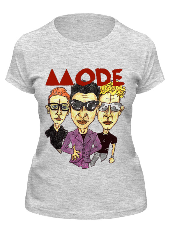 

Футболка женская Printio Depeche mode серая S, Серый, Depeche mode