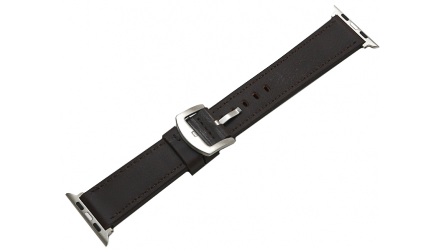 

Ремешок для Apple watch 42mm New Кожзам коричневый