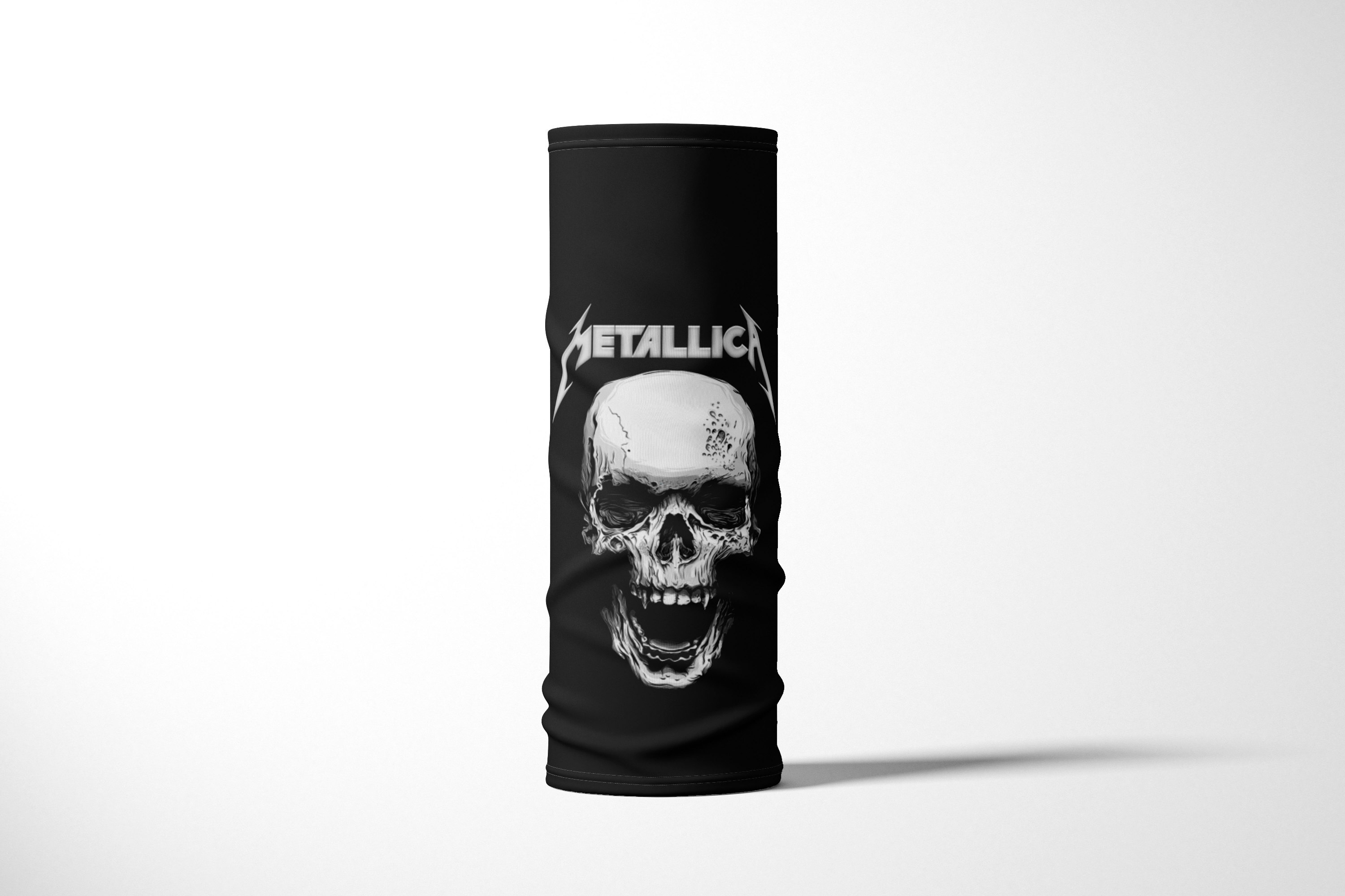 

Бандана / Бафф / Снуд-трансформер / Рок / Metallica, Черный;серый, BBuffVM_VM1856611
