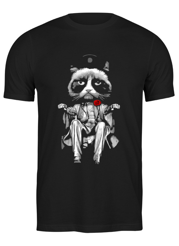 

Футболка мужская Printio Сердитая котик (grumpy cat) черная S, Черный, Сердитый котик (grumpy cat)