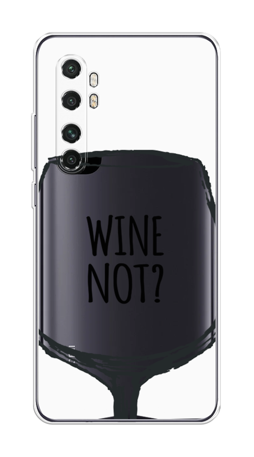 

Чехол на Xiaomi Mi Note 10 Lite "Wine not white", Белый, 38450-6