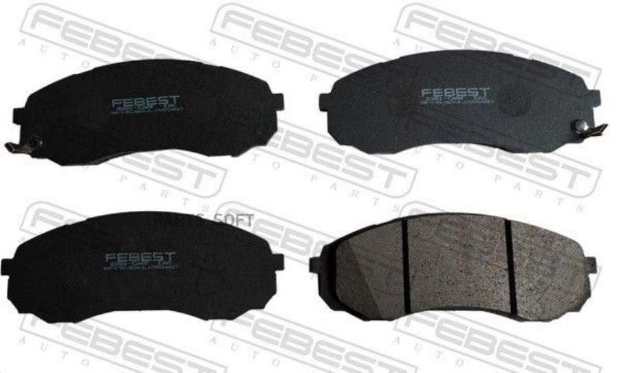 

Тормозные колодки FEBEST передние 2201carf