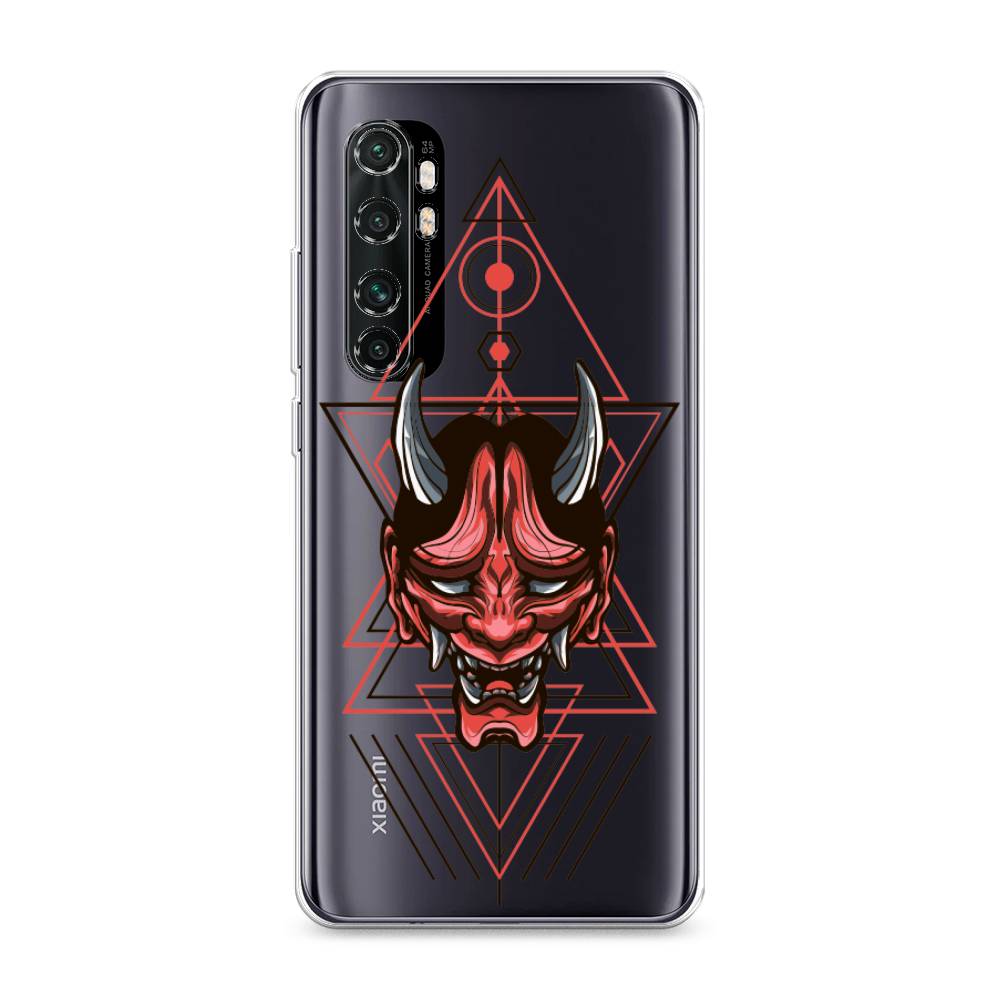 

Чехол на Xiaomi Mi Note 10 Lite "Hanya Oni mask", Серый;красный;черный, 38450-4