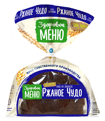 

Хлеб черный Dr. Naturi Ржаное чудо 350 г, Ржаное чудо