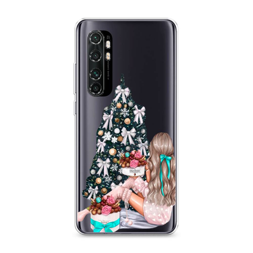 

Чехол на Xiaomi Mi Note 10 Lite "New Year", Зеленый;бежевый;голубой, 38450-5