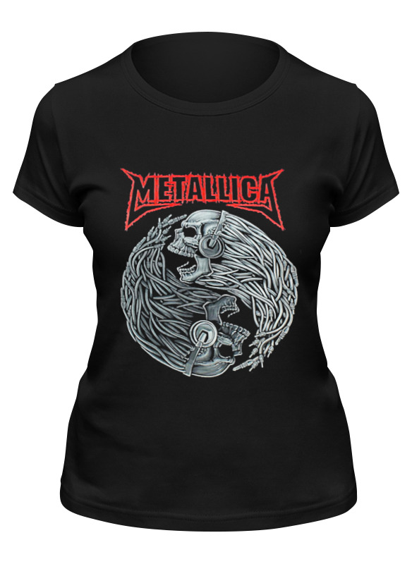 

Футболка женская Printio Metallica черная 2XL, Черный, Metallica