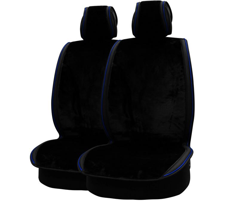 

Накидки PSV искусственный мех Brink Mutton 2 FRONT 128x56/47x25 (Черный/Кант синий), 2 шт., Синий;черный