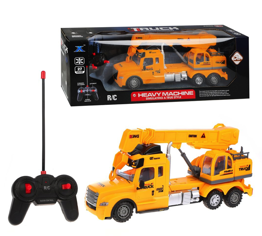 

Радиоуправляемая машинка Наша Игрушка с краном, 4 канала, 689A-4