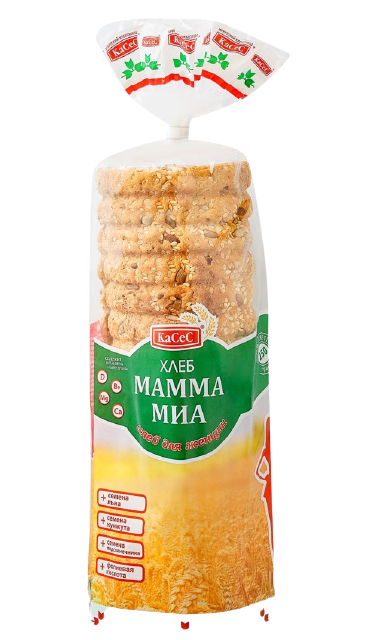 

Хлеб серый КаСеС Мамма Миа 250 г, Мамма Миа